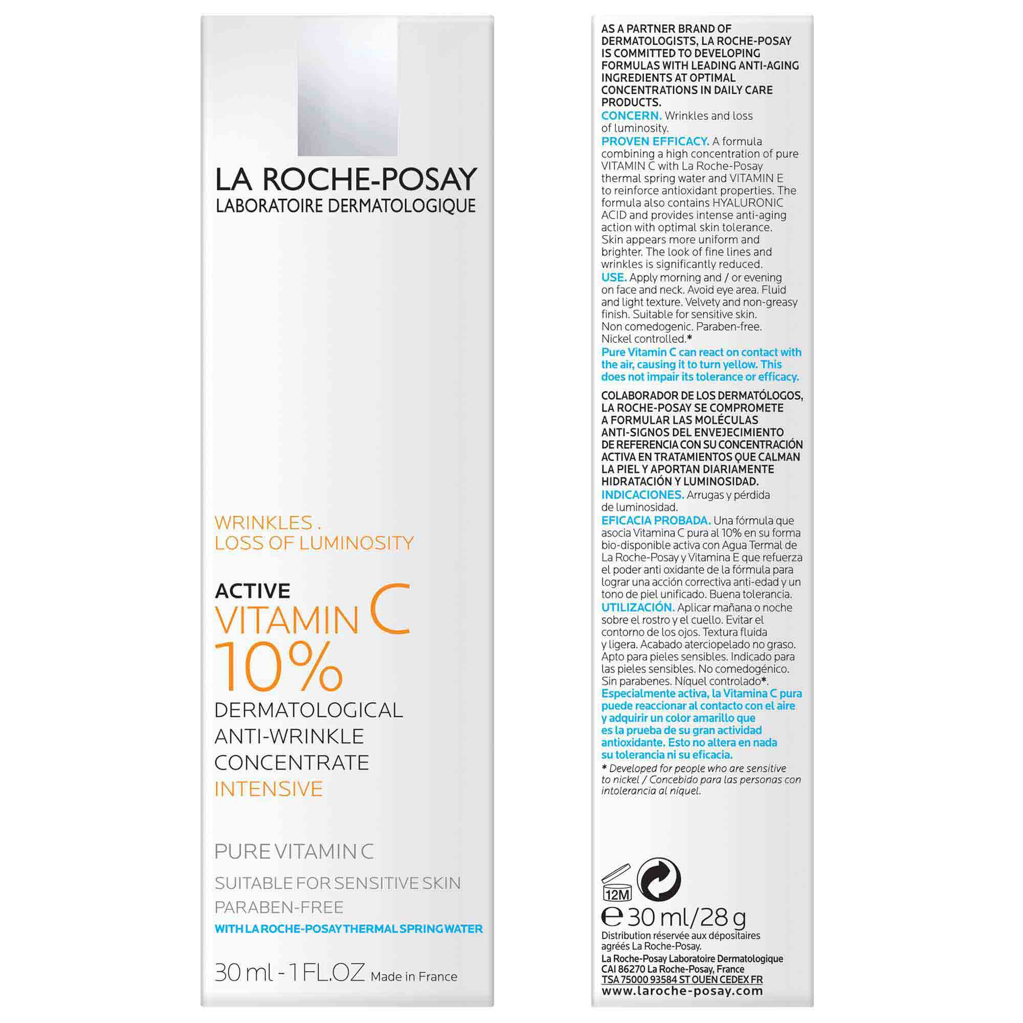 Active C 10 10 Vitamin C Wrinkle Cream La RochePosay