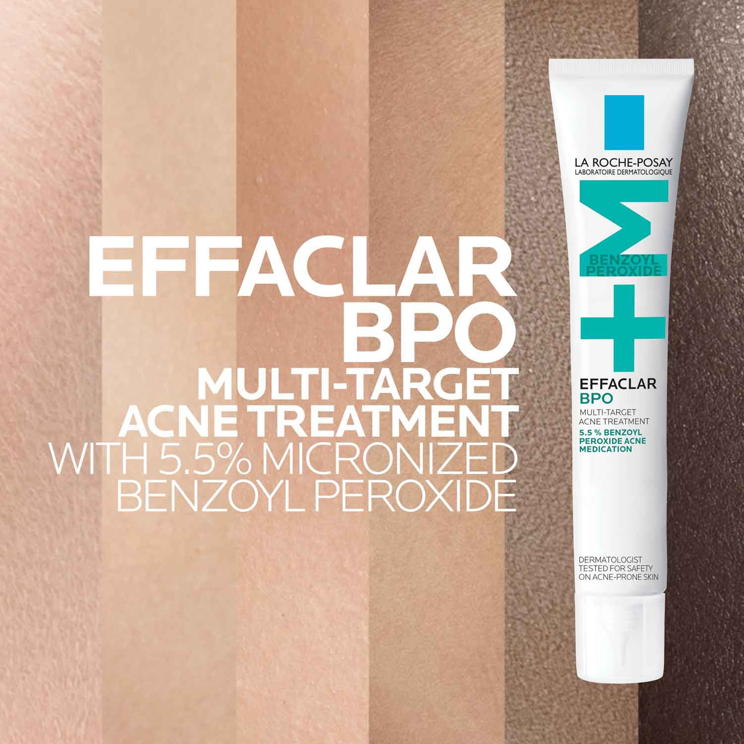 Effaclar BPO Multi-Target Acne Treatment with 5.5% Benzoyl Peroxide