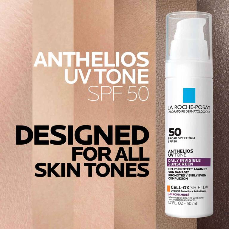 Sunscreen Le Roche Anthelios UV Tone Invisible Sunscreen SPF 50 | La Roche-Posay