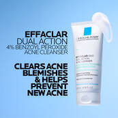 Effaclar Dual Action Acne Face Wash With 4% Benzoyl Peroxide