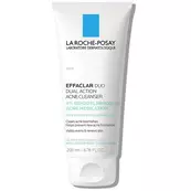 Clinically tested & dermatologist-recommended La Roche-Posay Effaclar Dual Action Acne Face Wash With 4% Benzoyl Peroxide	