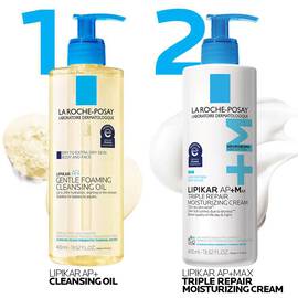 Lipikar AP+ Cleansing Oil & AP+M Moisturizing Cream Set