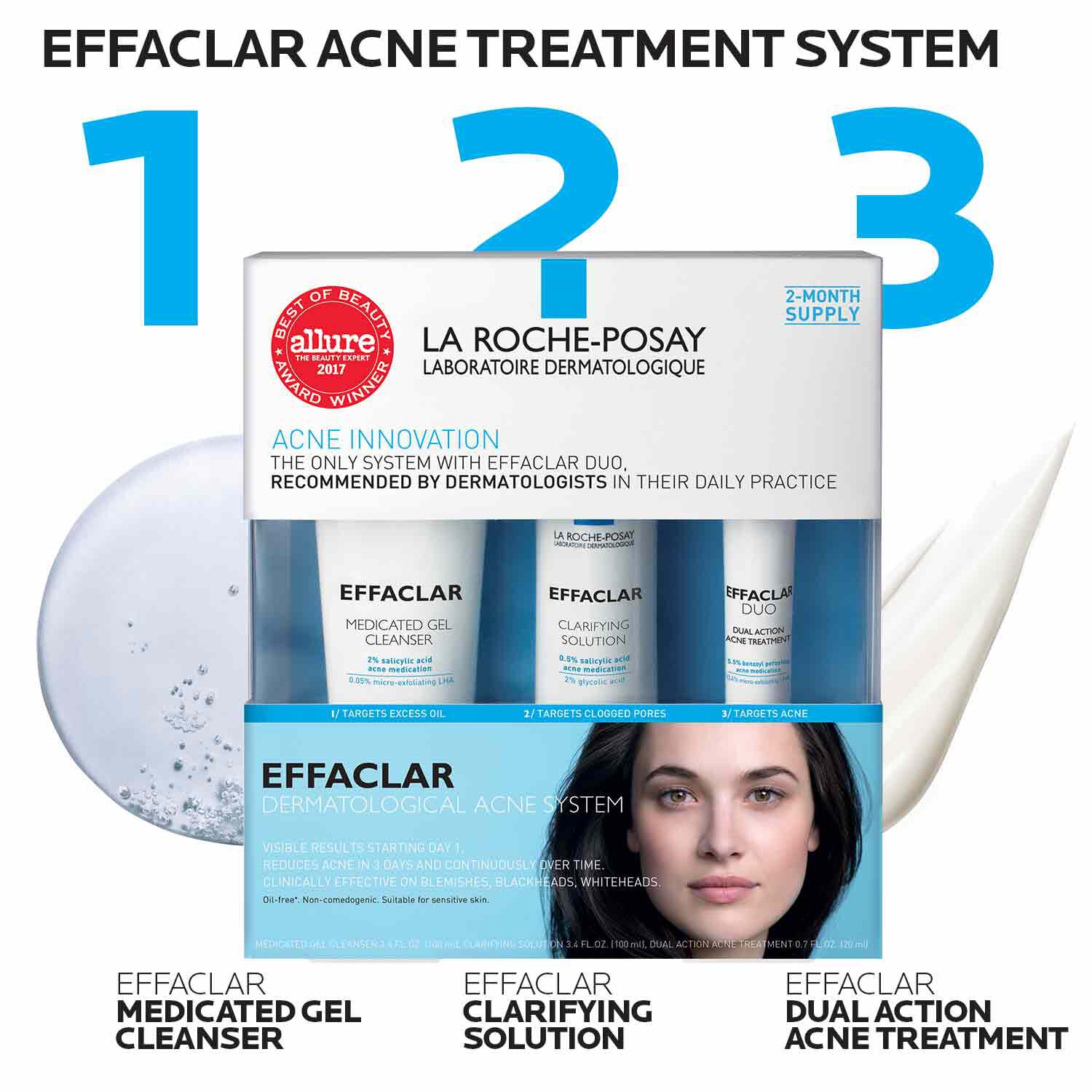 Effaclar Dermatological Acne Treatment System La RochePosay