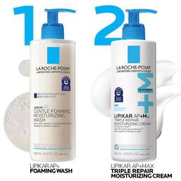Lipikar AP+ Body Wash & AP+M Moisturizing Cream Set