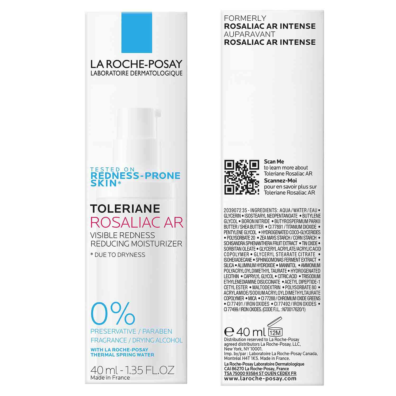 Toleriane Rosaliac AR Visible Redness Correcting Moisturizer La