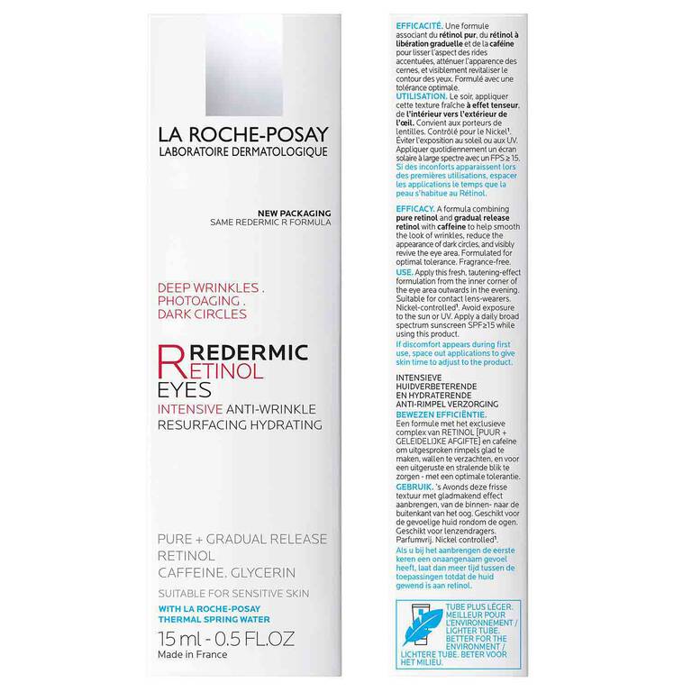 Redermic R Eyes | Anti-Aging Retinol Eye Cream | La Roche-Posay