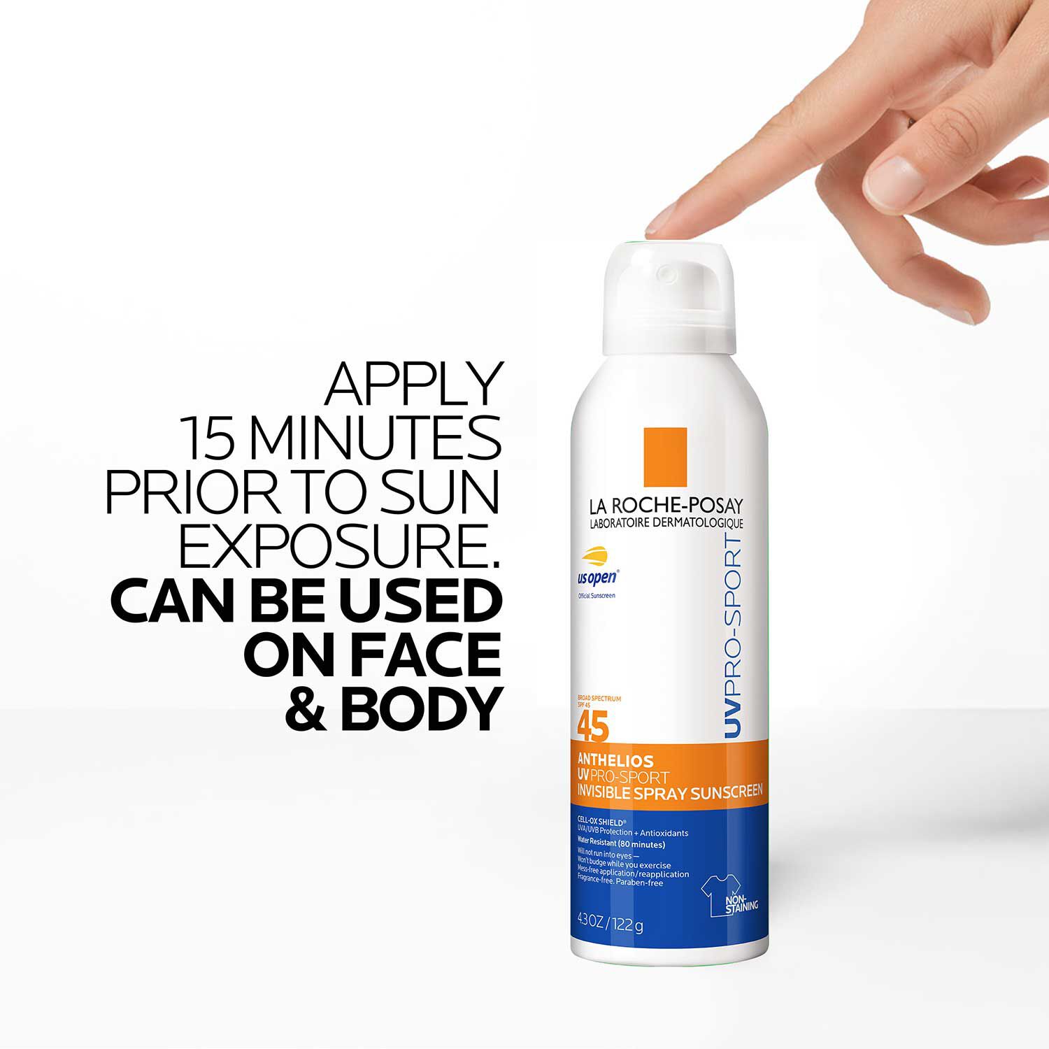 Anthelios UV Pro-Sport Sunscreen Spray SPF 45