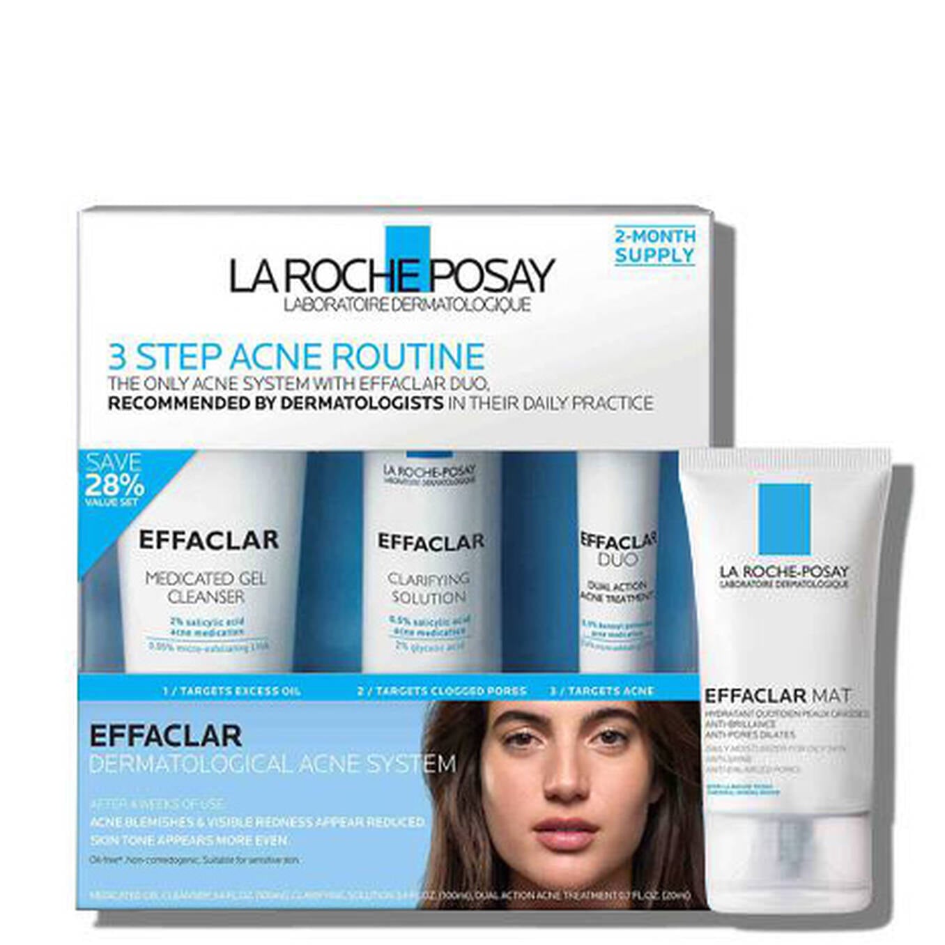 Effaclar Acne Treatment System With Moisturizer La Roche Posay effaclar-acne-treatment-system-with-moisturizer-la-roche-posay