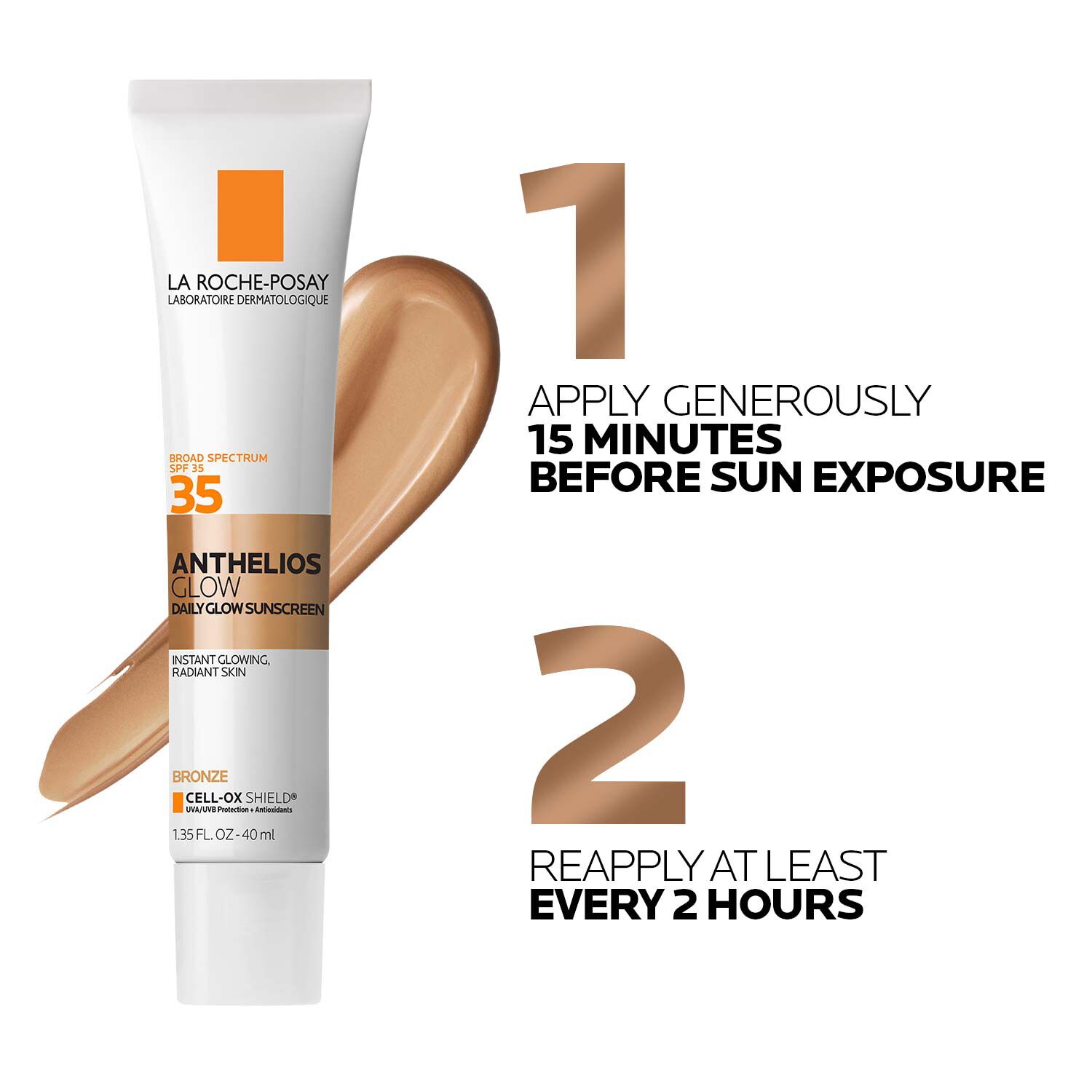 Anthelios Glow Face Sunscreen SPF 35