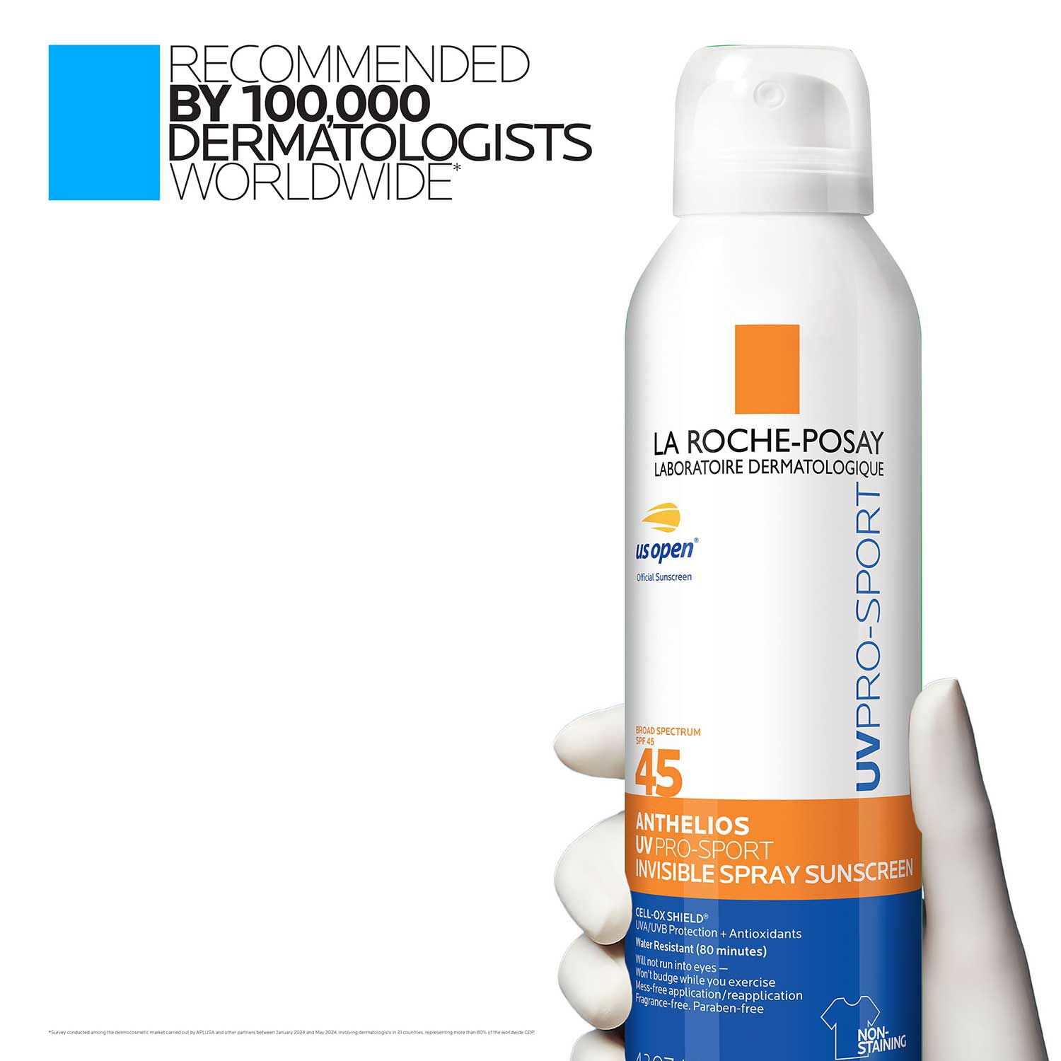 Anthelios UV Pro-Sport Sunscreen Spray SPF 45