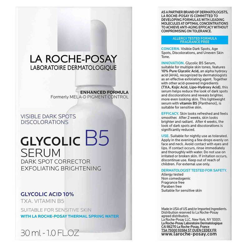 Glycolic B5 10 Pure Glycolic Acid Serum La RochePosay