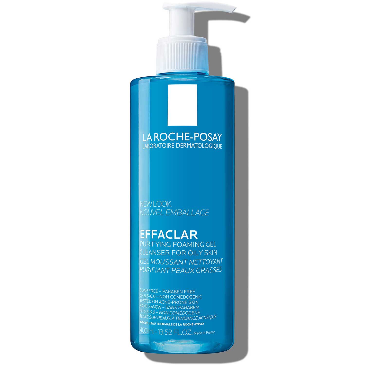 Limpiador facial La Roche-Posay Effaclar en gel, espumante y purificador  para limpieza facial y piel grasa