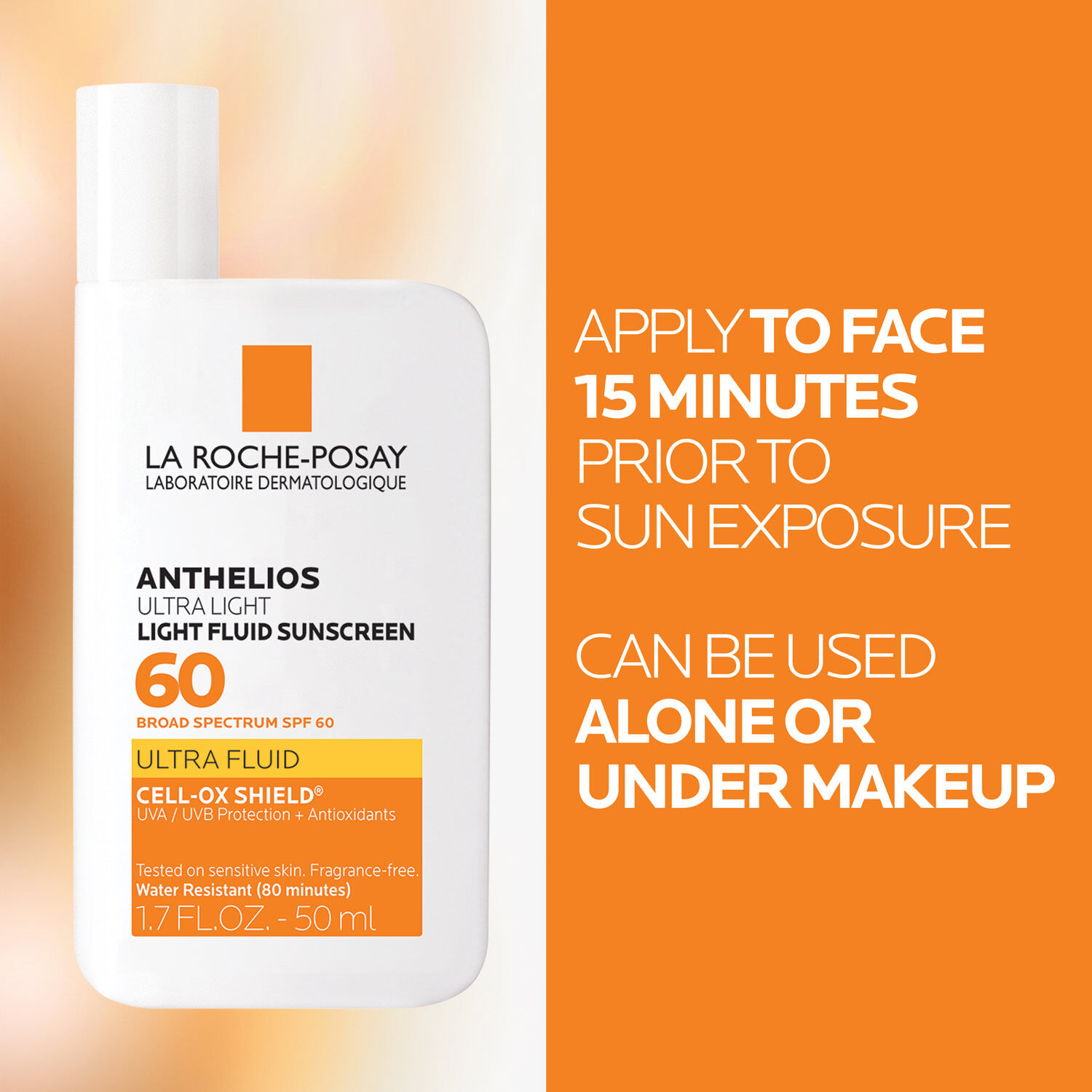 Anthelios Ultra Light Fluid Facial Sunscreen SPF 60