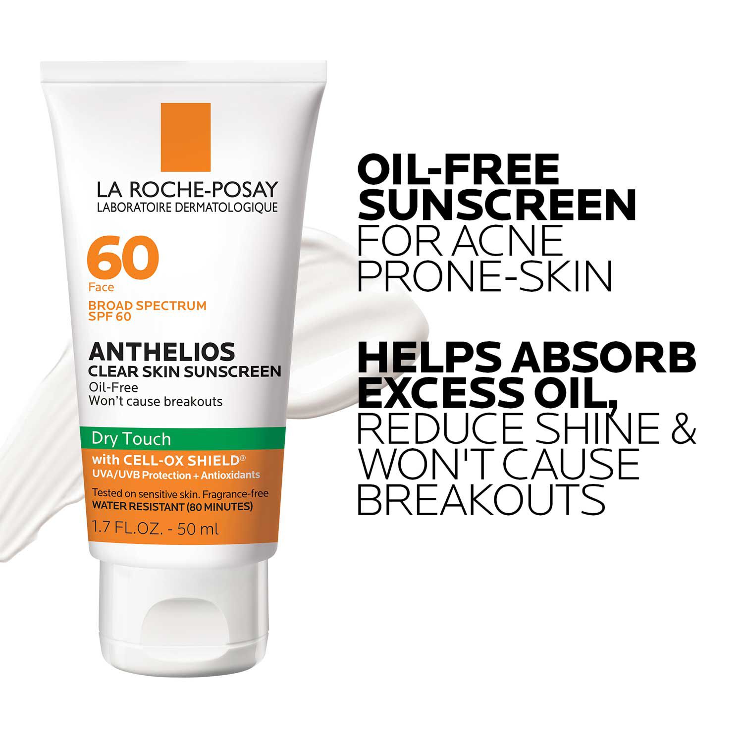 Anthelios Clear Skin Oil Free Sunscreen SPF 60