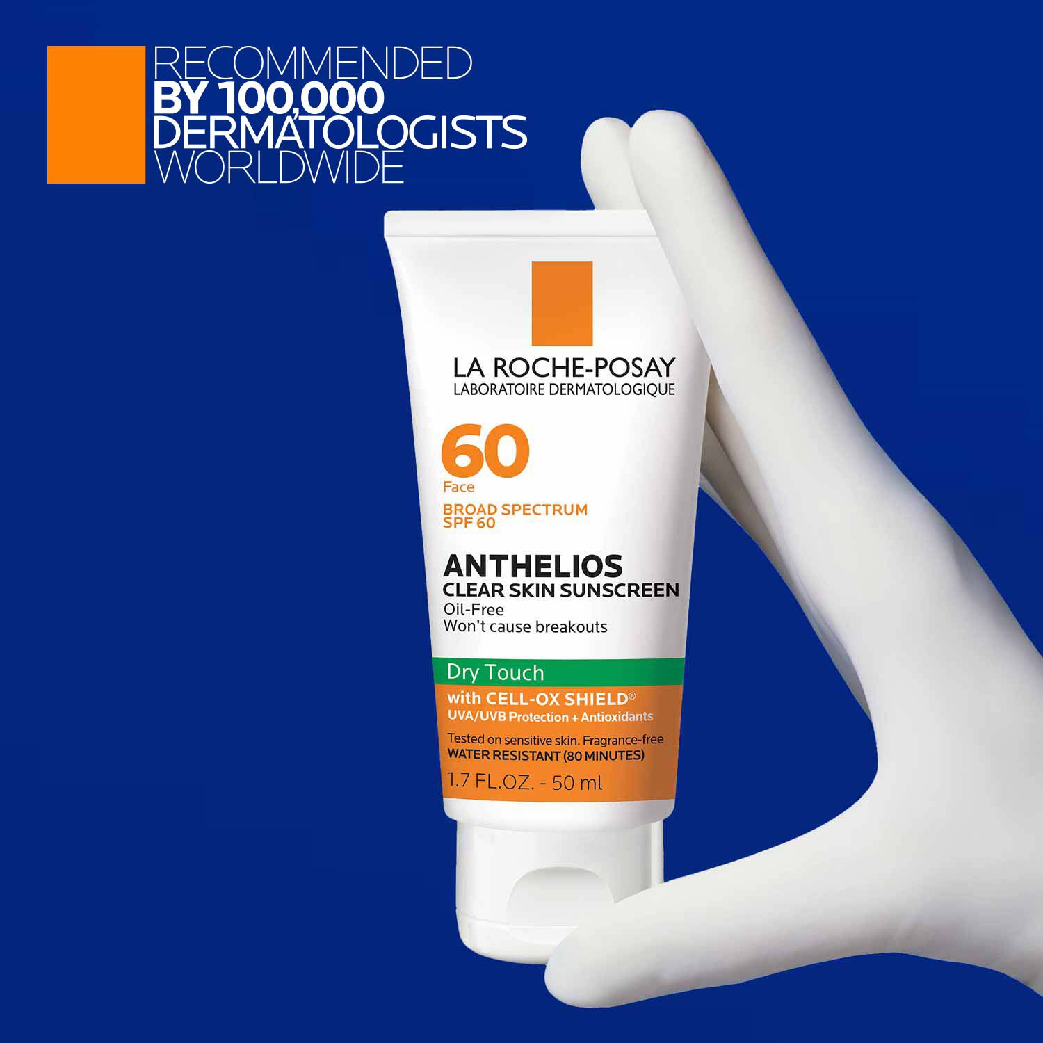Anthelios Clear Skin Oil Free Sunscreen SPF 60