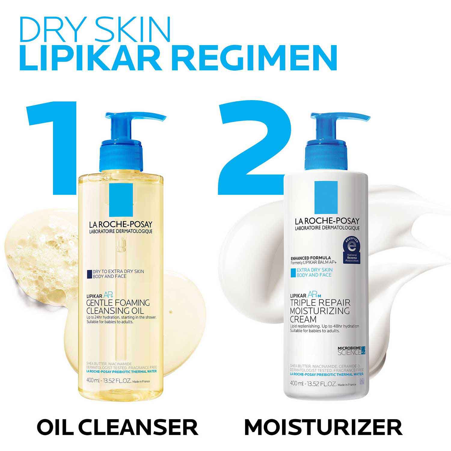 Lipikar AP+ Gentle Foaming Cleansing Oil Body & Face Cleansing Oil