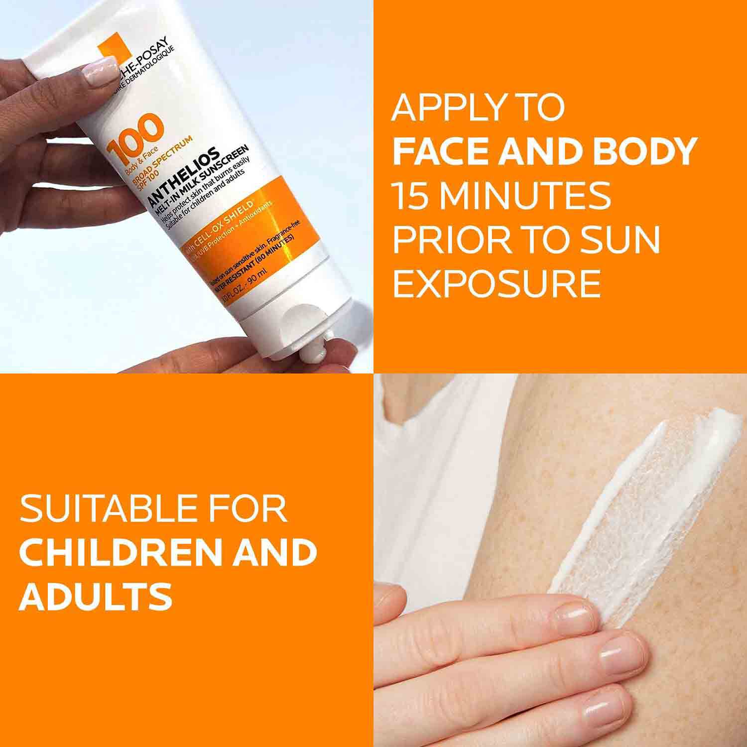 Anthelios MeltIn Sunscreen for Face & Body l La RochePosay