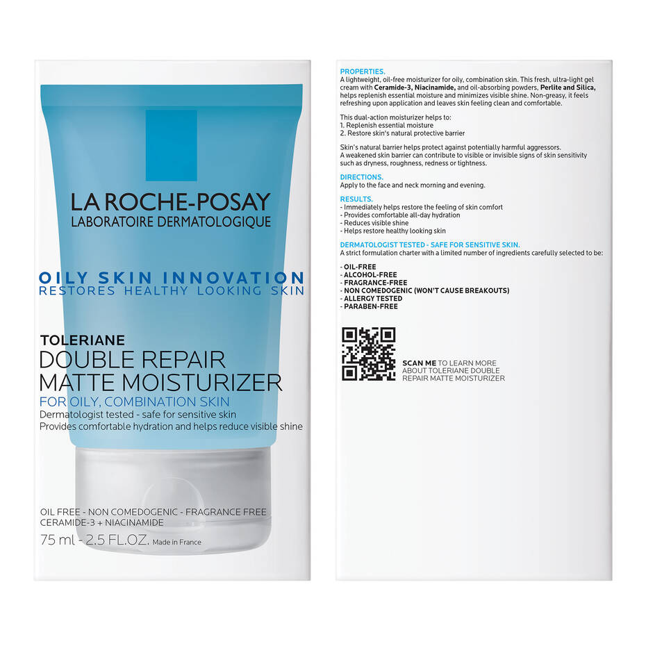 Toleriane Double Repair Matte Face Moisturizer For Oily Skin La Roche toleriane-double-repair-matte-face-moisturizer-for-oily-skin-la-roche