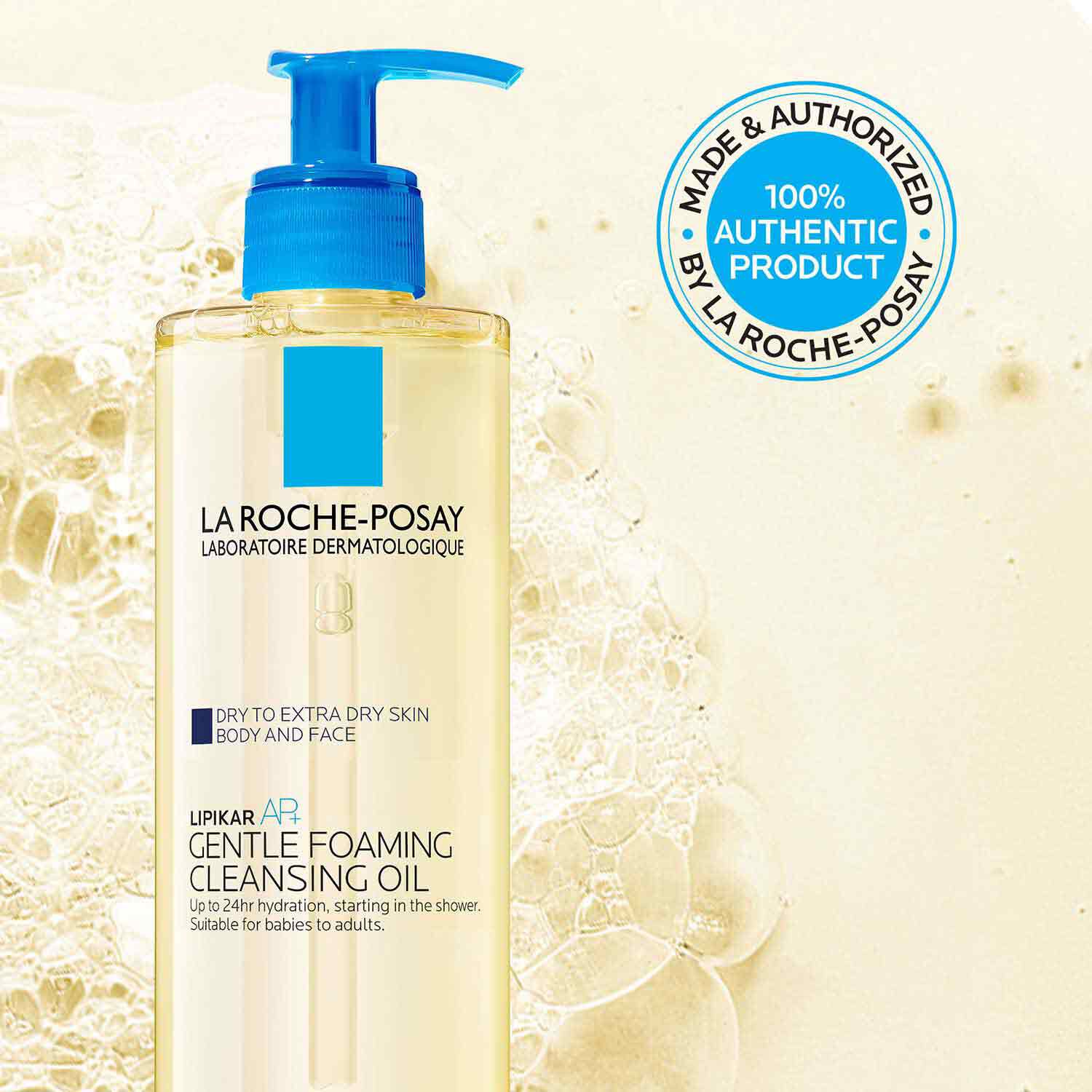 Lipikar AP+ Gentle Foaming Cleansing Oil Body & Face Cleansing Oil