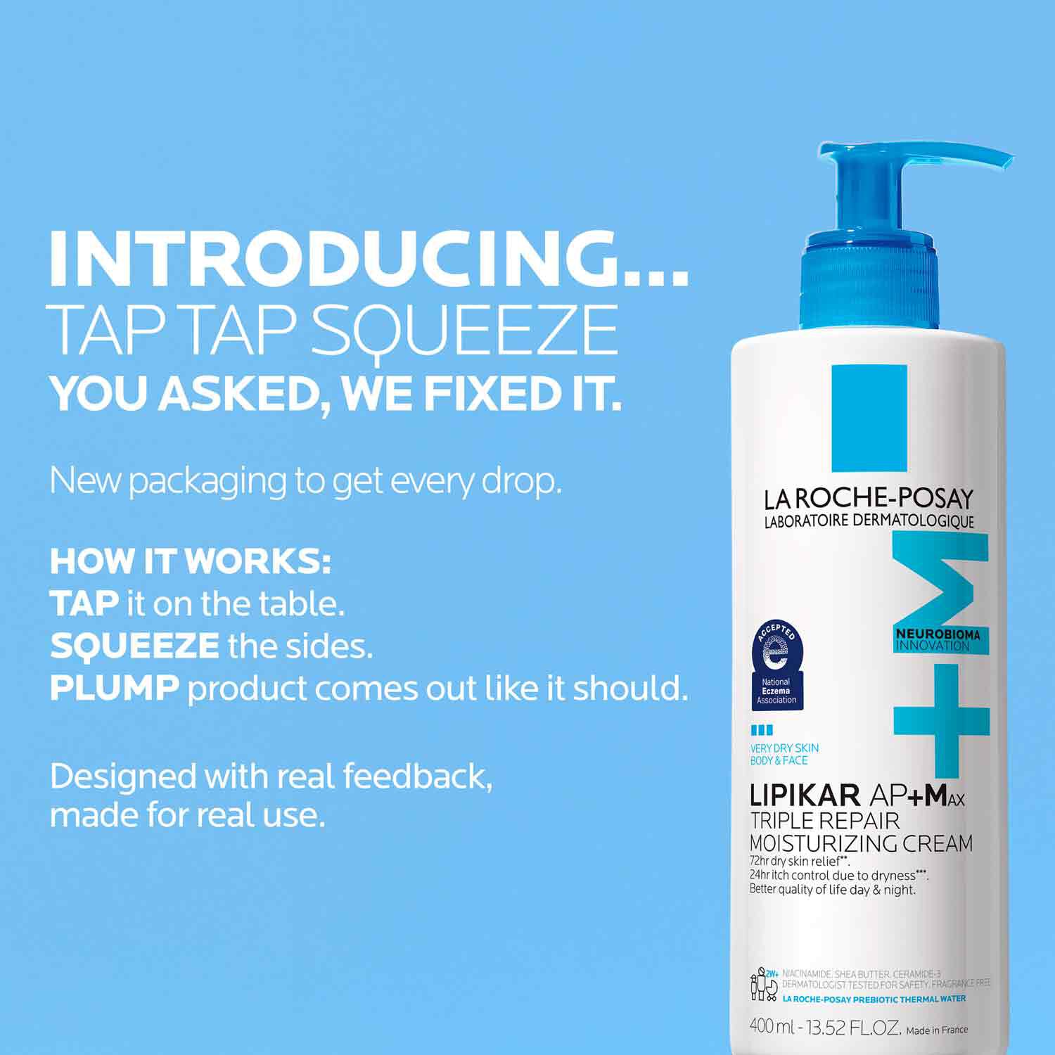 Lipikar AP+MAX Triple Repair Moisturizing Cream