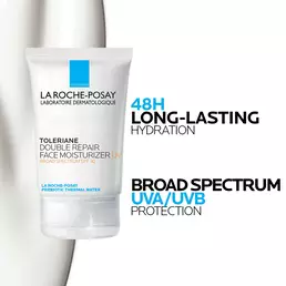 Toleriane Hydrating Gentle Cleanser & Double Repair Face Moisturizer SPF 30 Set