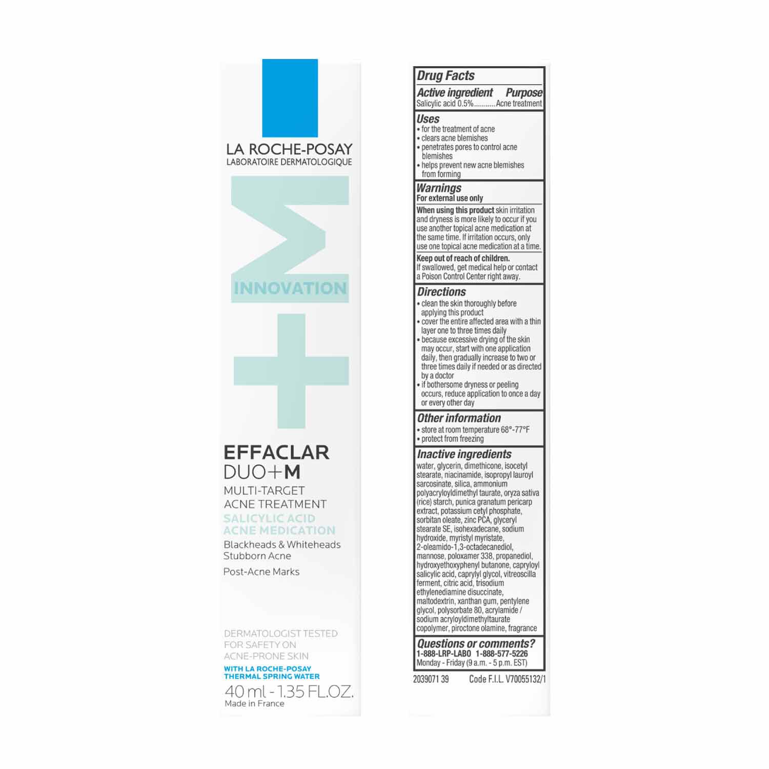 Effaclar Multi-Target Acne Treatment with Salicylic Acid