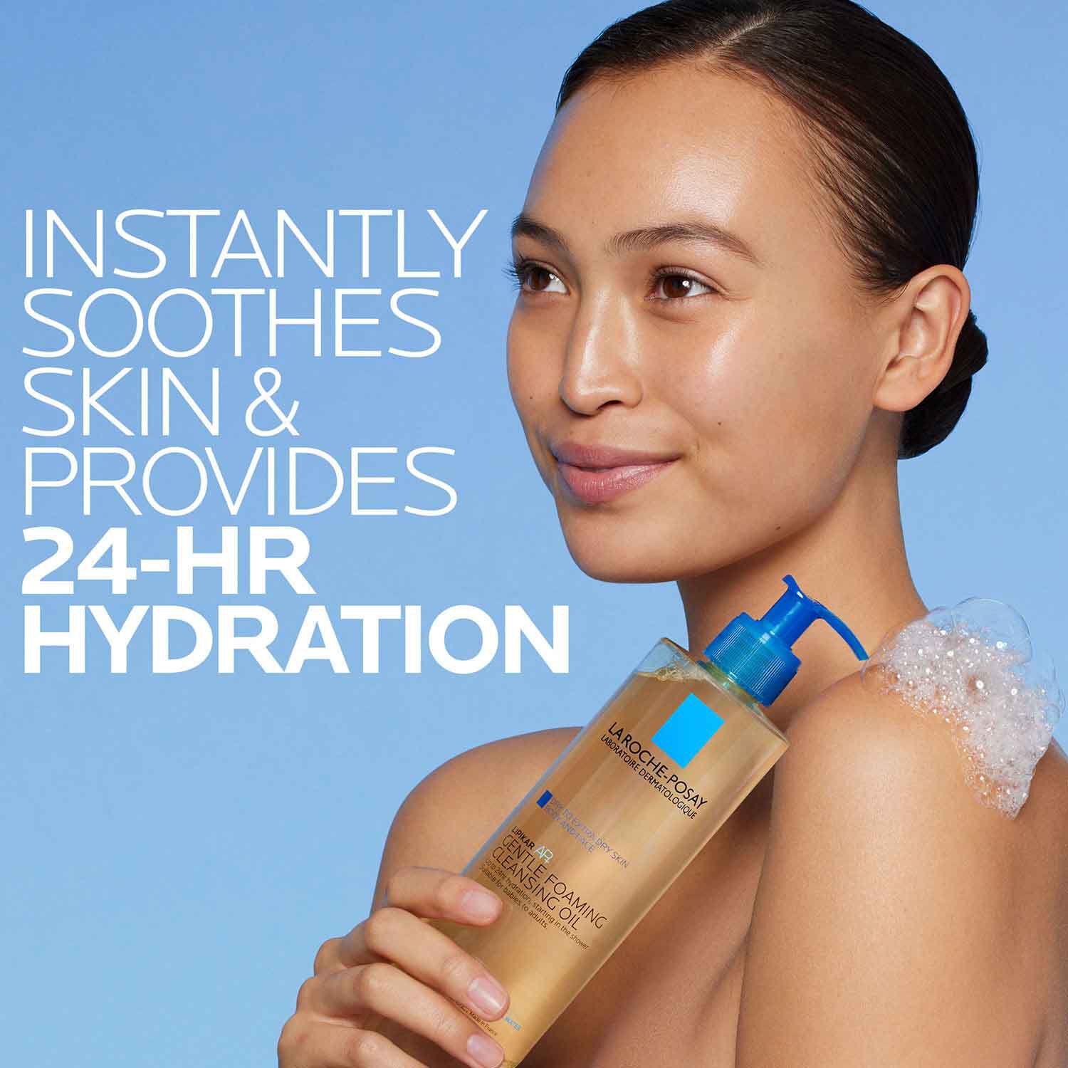 Lipikar AP+ Gentle Foaming Cleansing Oil Body & Face Cleansing Oil