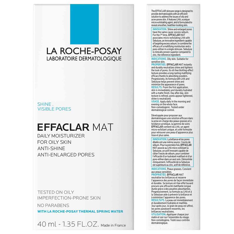 Effaclar Mat Mattifying Moisturizer for Oily Skin  La Roche-Posay