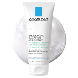 Effaclar Dual Action Acne Face Wash With 4% Benzoyl Peroxide