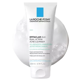 Effaclar Dual Action Acne Face Wash With 4% Benzoyl Peroxide