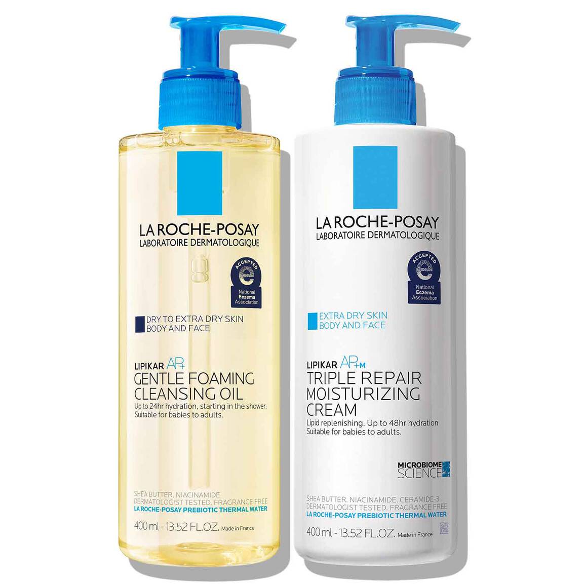 Lipikar AP+ Cleansing Oil & AP+M Moisturizing Cream Set | La Roche-Posay