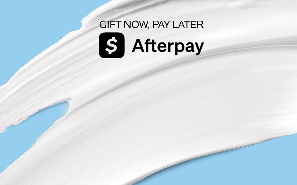 Gift now, pay later. AFTERPAY. Gift holiday products now and pay later in four easy installments. Learn More.