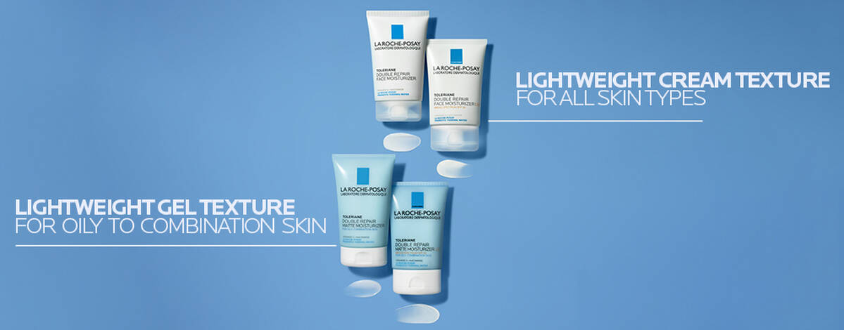 Toleriane Double Repair and Matte in the original and UV formulas