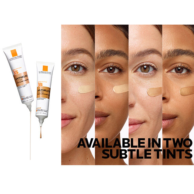New Anthelios Glow SPF 35 | Superior SPF Protection For Immediate Radiance & All Day Glow | Can be used alone or as a primer to enhance makeup routine