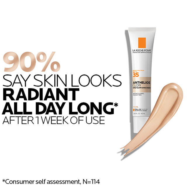 92% SAY SKIN LOOKS RADIANT ALL DAY LONG* AFTER 1 WEEK OF USE