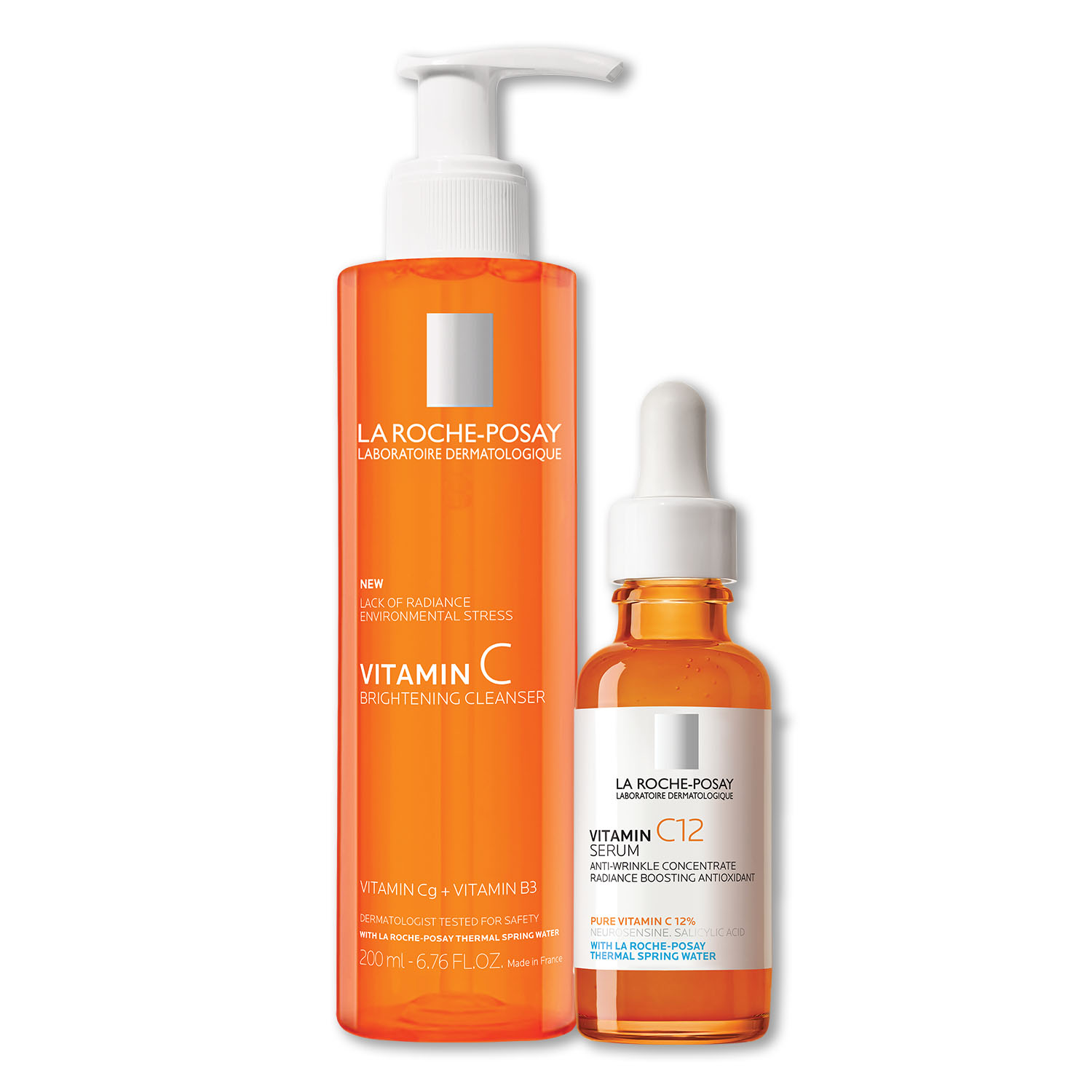 La Roche Posay Vitamin C Brightening Cleanser Vitamin C12 Serum 72$