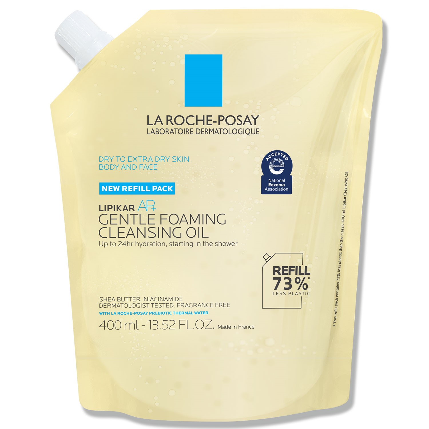 La Roche Posay Lipikar AP Gentle Foaming Cleansing Oil Size 400 ml REFILL 18$