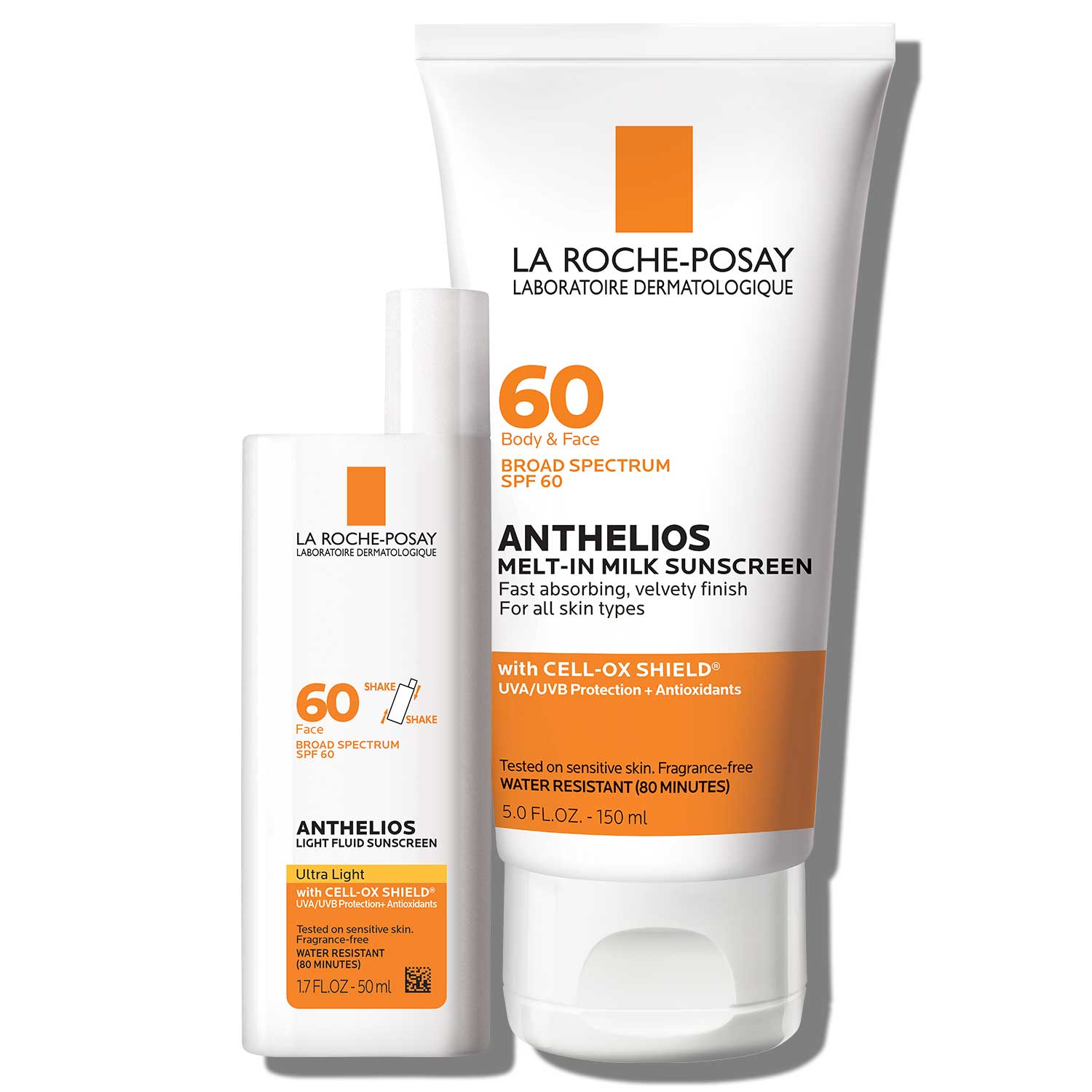 Etna Ændringer fra Tochi træ Anthelios SPF 60 Face & Body Sunscreen Value Set | La Roche-Posay