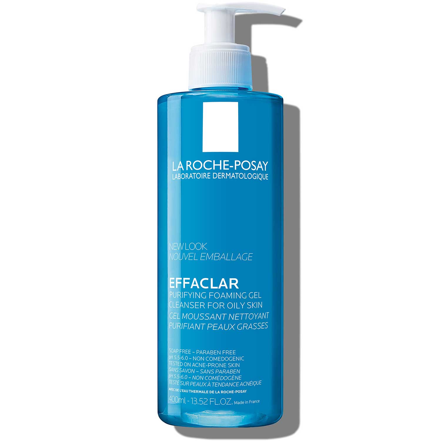 La Roche-posay Effaclar Gel Facial Wash For Oily Skin In White