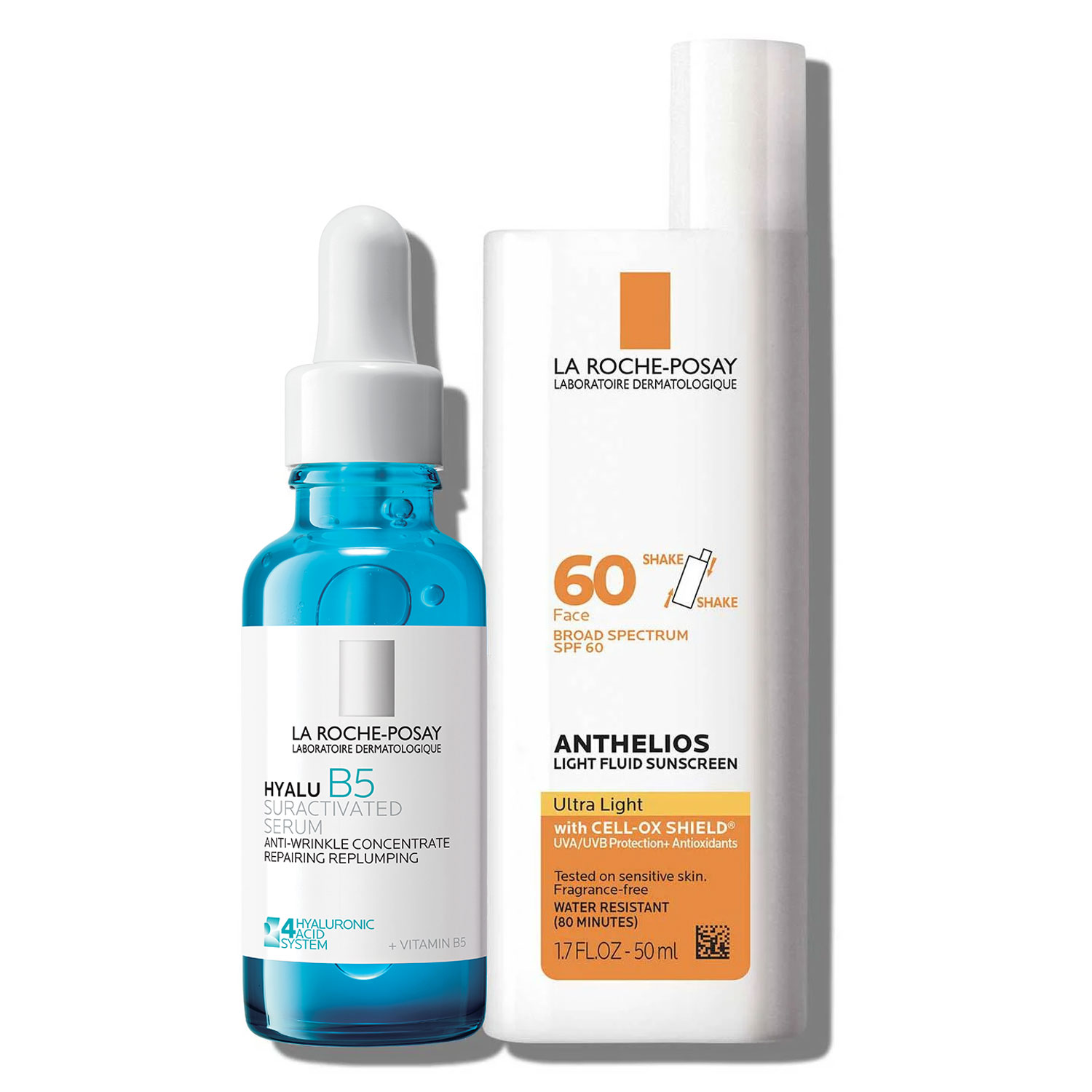 La Roche Posay Hyalu B5 Serum & Anthelios Ultra-light Sunscreen SPF 60