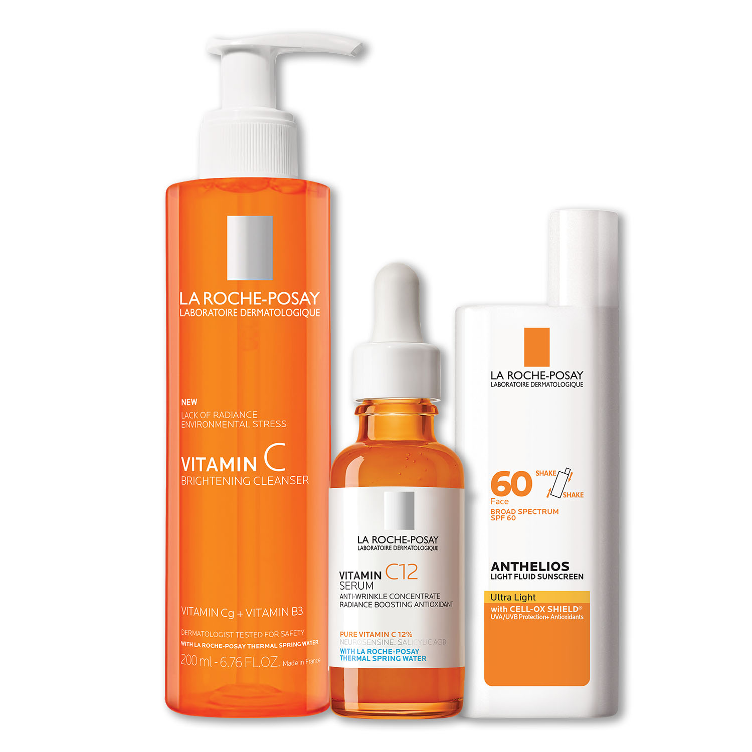 La Roche Posay Vitamin C Radiant Skin Routine Facial Cleanser Set 108$