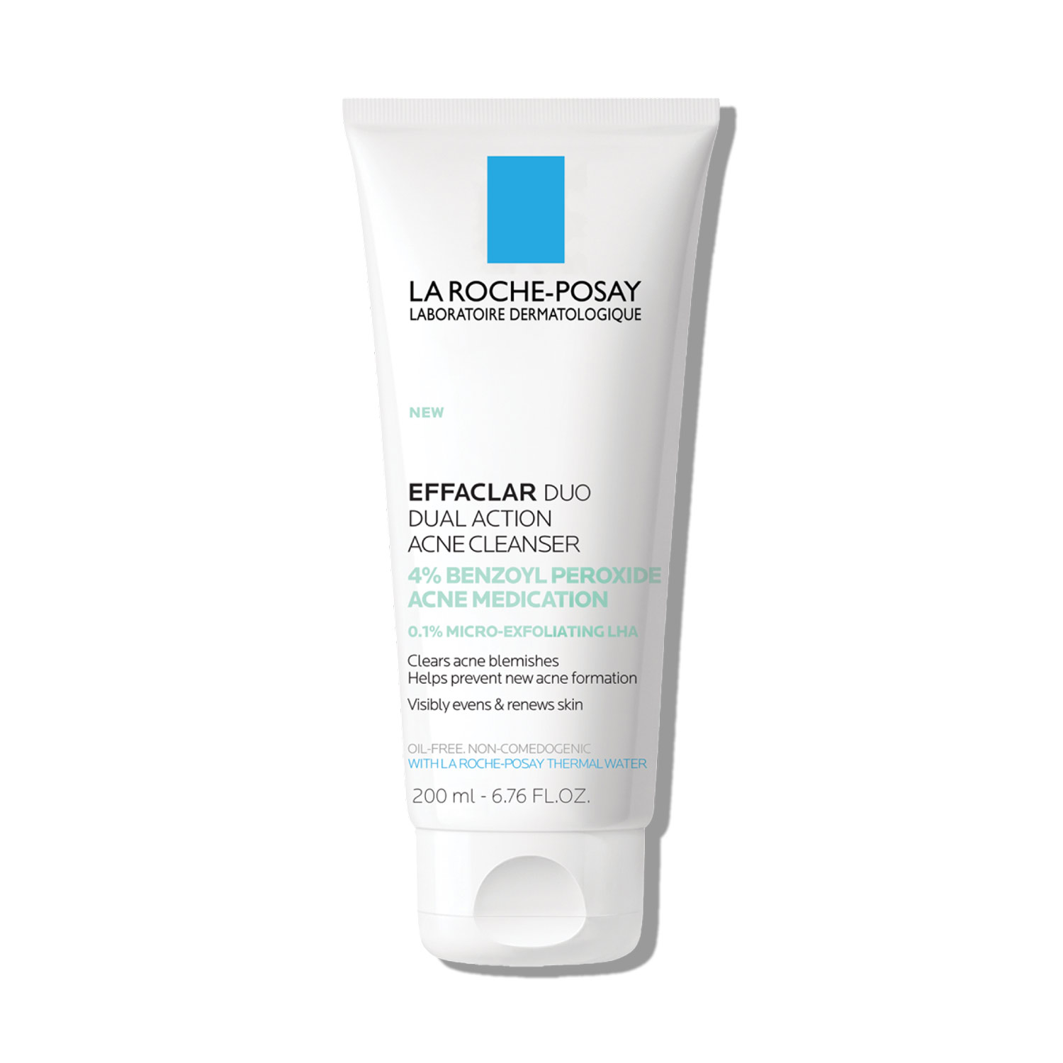 La Roche-posay Effaclar Dual Action Acne Face Wash With 4% Benzoyl Peroxide