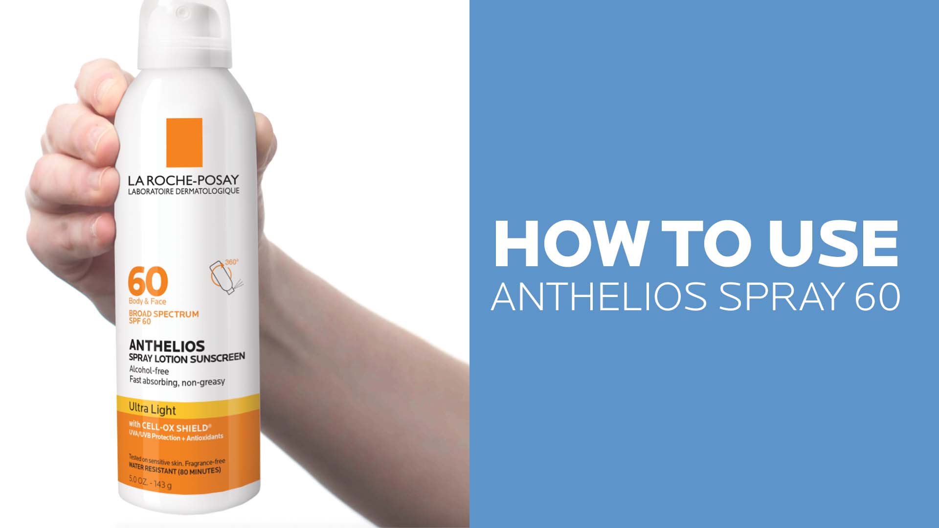 retort Ti år Plateau Anthelios Spray Sunscreen | For Face and Body| La Roche-Posay