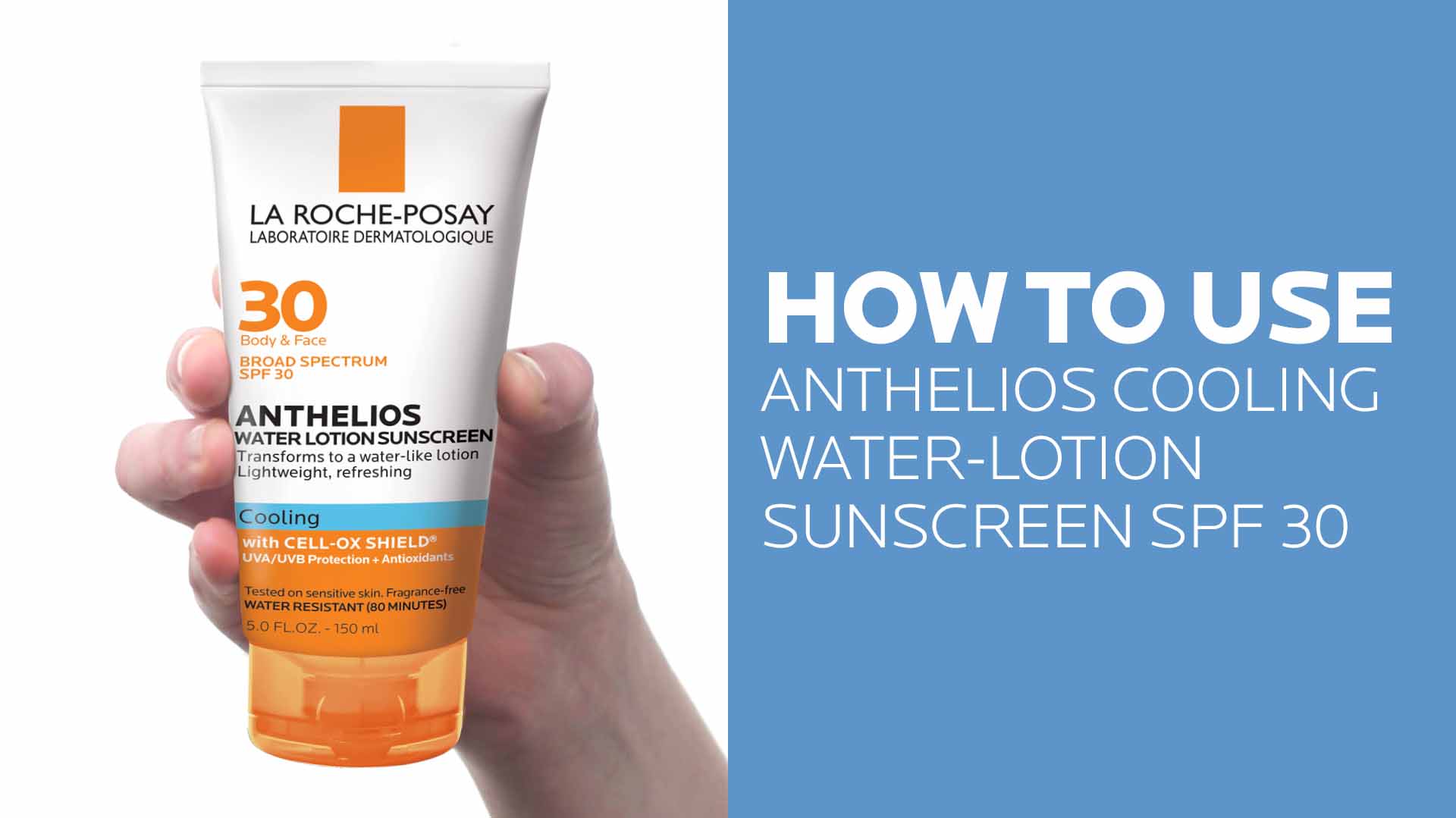 Anthelios Cooling Water SPF 30 | Sunscreen Lotion | La Roche-Posay