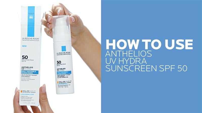 Anthelios UV Hydra Hydrating Face Sunscreen SPF 50 With Hyaluronic